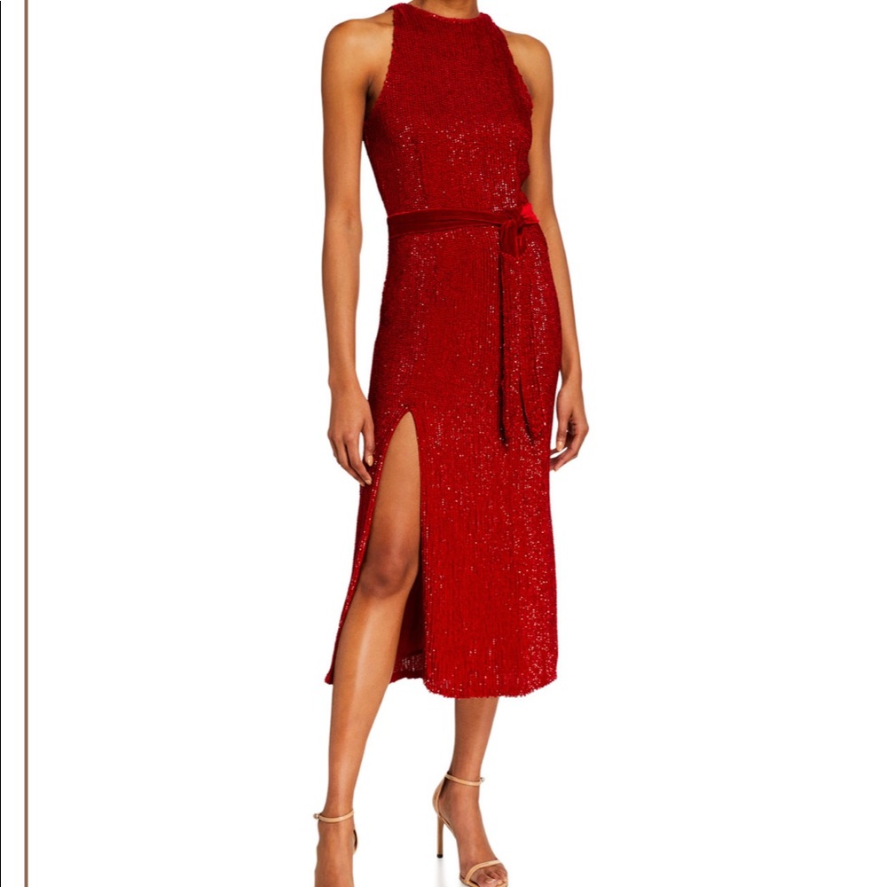 Retrofete Red Sequin Dress (never worn)